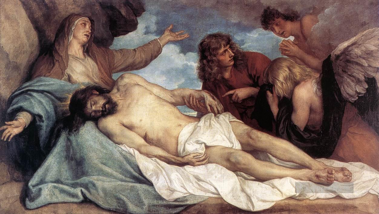 Die Beweinung Christi Barock biblischen Anthony van Dyck Ölgemälde